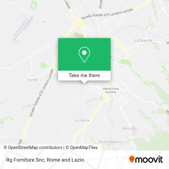 Rg Forniture Snc map