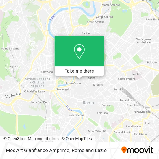 Mod'Art Gianfranco Amprimo map