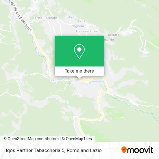 Iqos Partner Tabaccheria 5 map