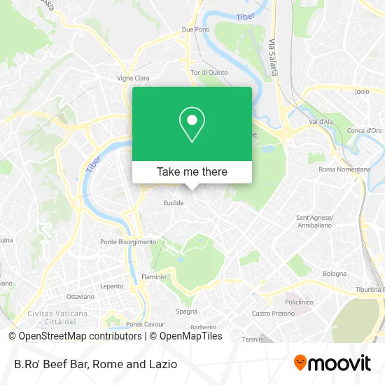 B.Ro' Beef Bar map