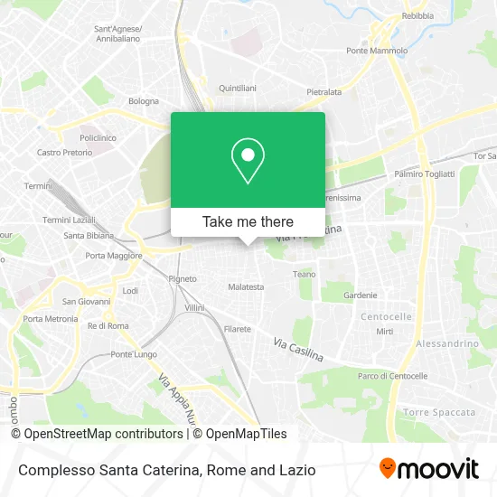 Complesso Santa Caterina map