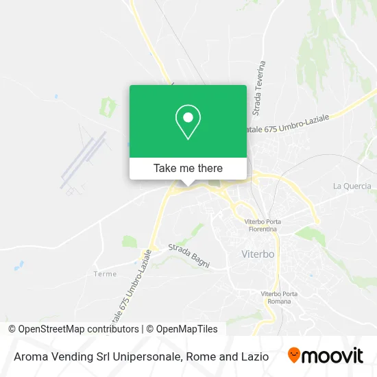 Aroma Vending Srl Unipersonale map