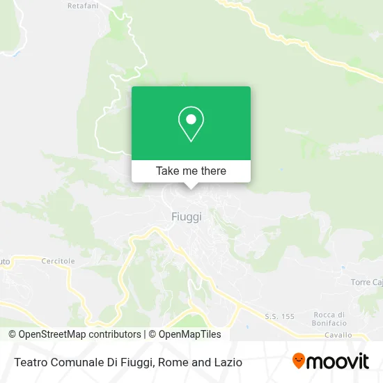 Teatro Comunale Di Fiuggi map