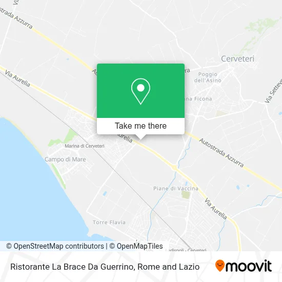 Ristorante La Brace Da Guerrino map