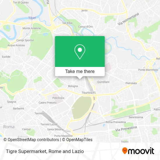 Tigre Supermarket map
