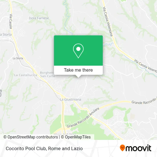Cocorito Pool Club map