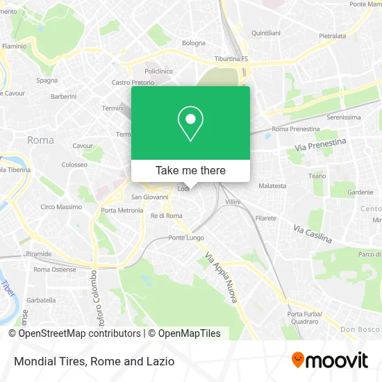 Mondial Tires map