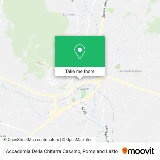Accademia Della Chitarra Cassino map