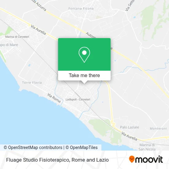 Fluage Studio Fisioterapico map