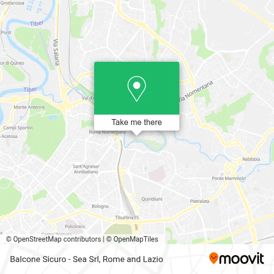 Balcone Sicuro - Sea Srl map