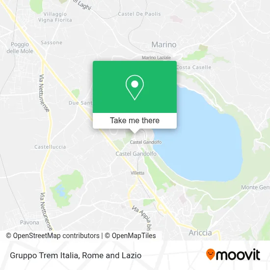 Gruppo Trem Italia map
