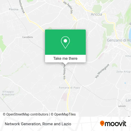 Network Generation map