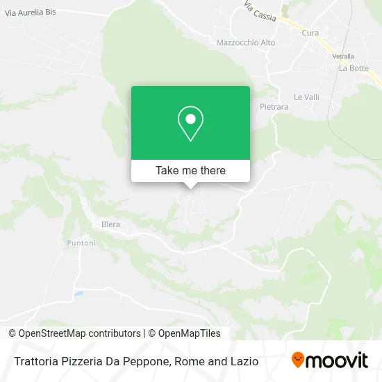 Trattoria Pizzeria Da Peppone map