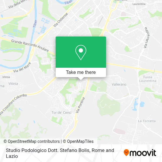 Studio Podologico Dott. Stefano Bolis map