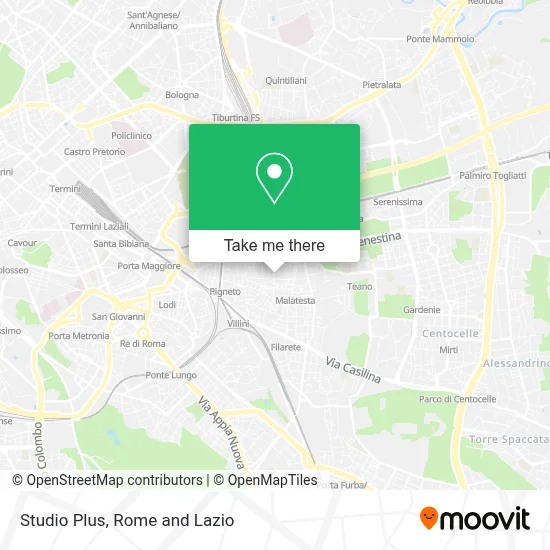 Studio Plus map