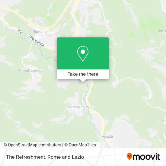 The Refreshment map