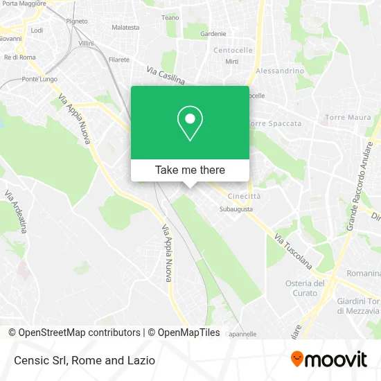 Censic Srl map