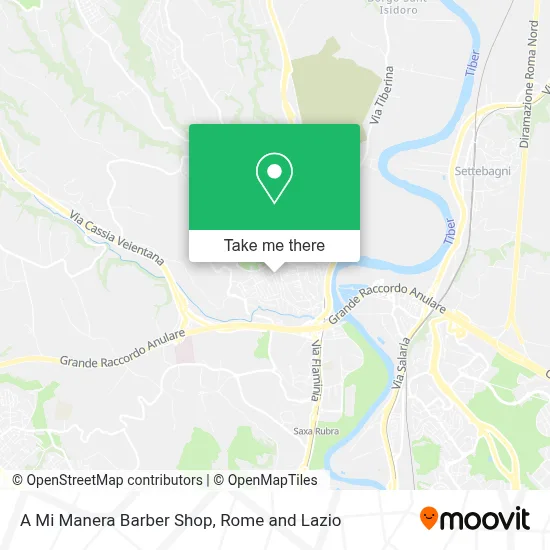 A Mi Manera Barber Shop map