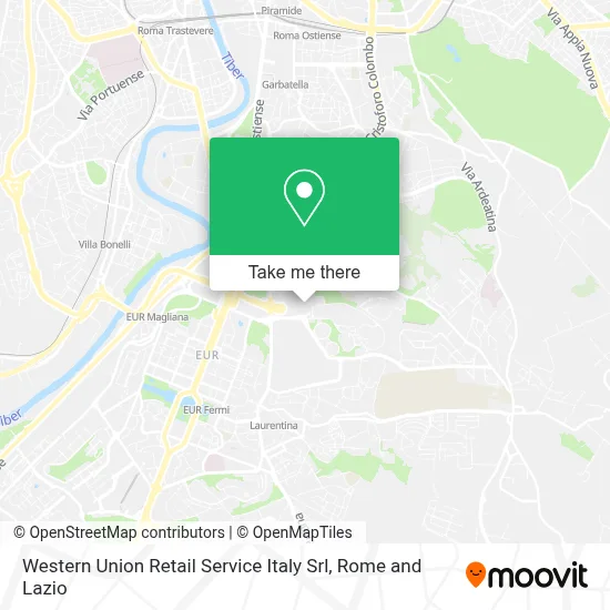 Western Union Retail Service Italy Srl map