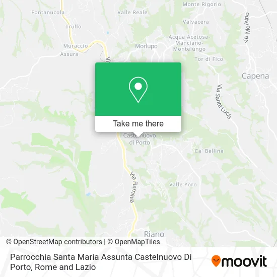 Parrocchia Santa Maria Assunta Castelnuovo Di Porto map