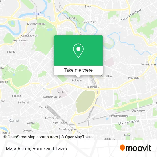 Maja Roma map