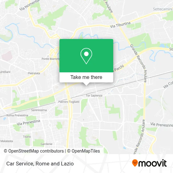 Car Service map