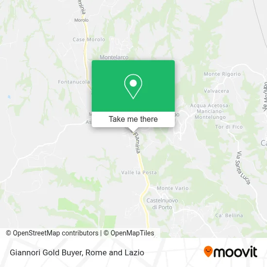 Giannori Gold Buyer map