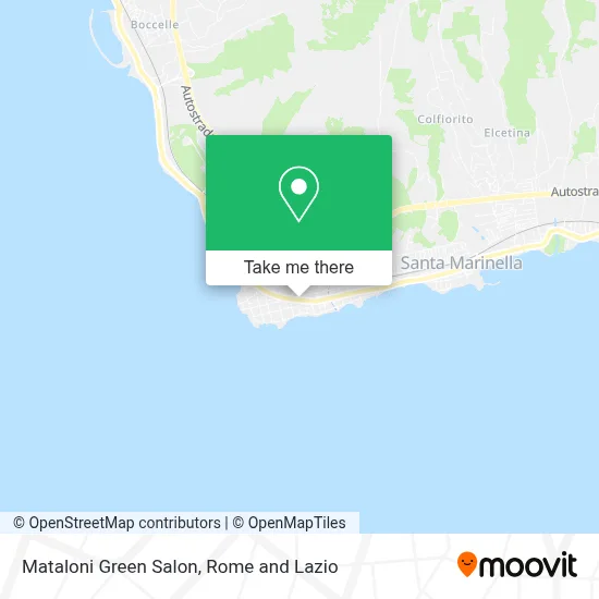 Mataloni Green Salon map