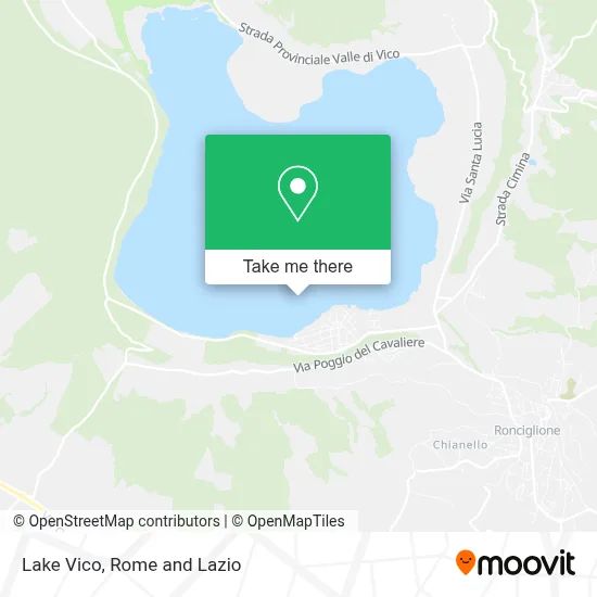 Lake Vico map