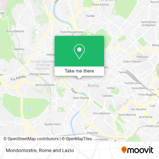 Mondomostre map