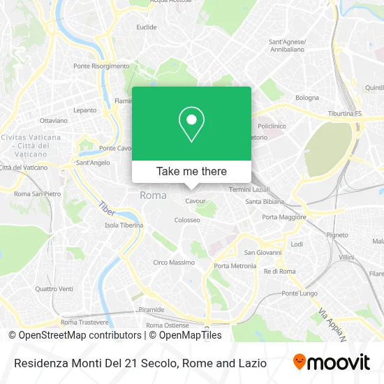 Residenza Monti Del 21 Secolo map