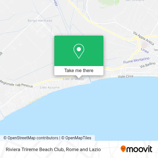Riviera Trireme Beach Club map
