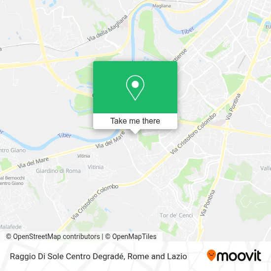 Raggio Di Sole Centro Degradé map