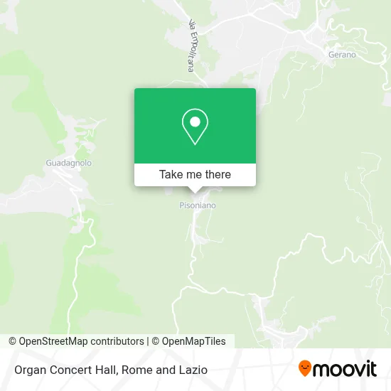 Organ Concert Hall map