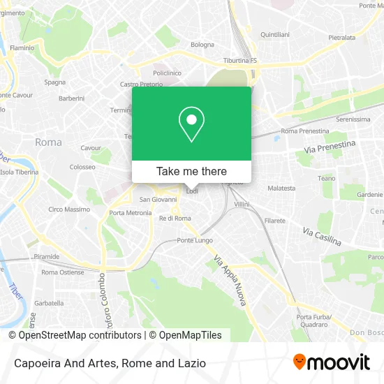 Capoeira And Artes map