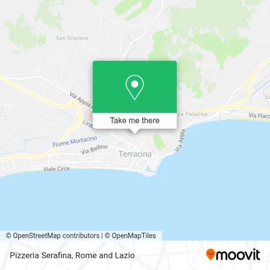 Pizzeria Serafina map