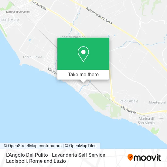L'Angolo Del Pulito - Lavanderia Self Service Ladispoli map