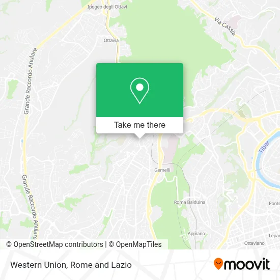 Western Union map