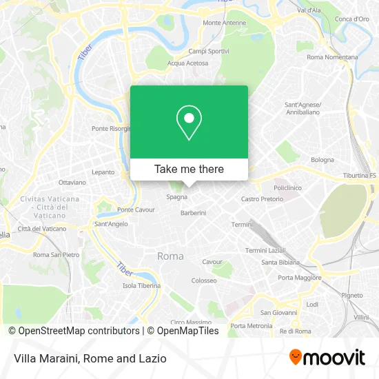 Villa Maraini map