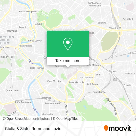 Giulia & Sisto map