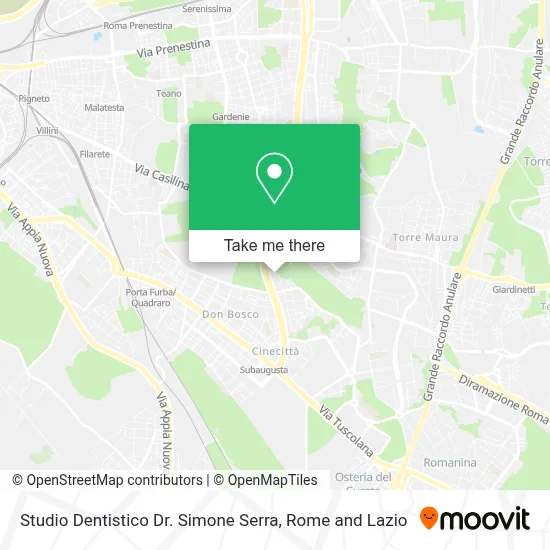 Studio Dentistico Dr. Simone Serra map