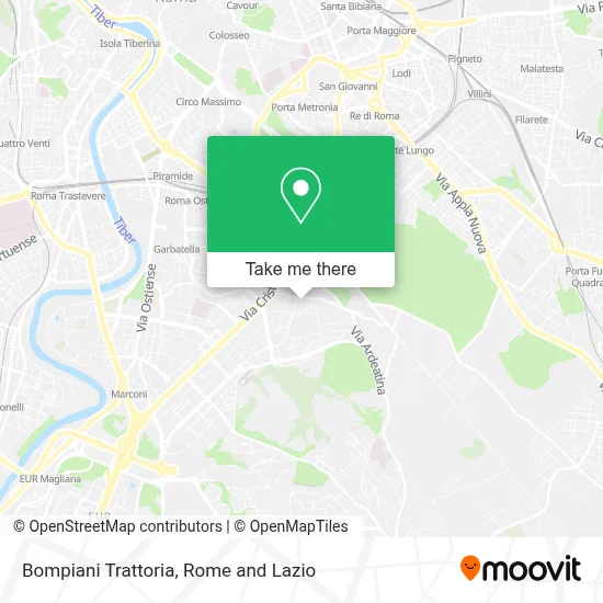 Bompiani Trattoria map