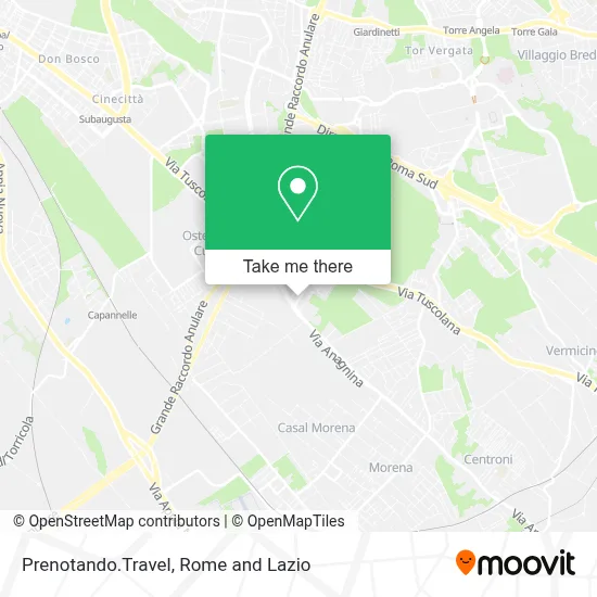 Prenotando.Travel map