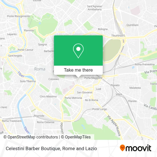 Celestini Barber Boutique map