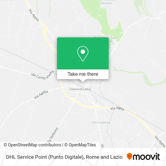 DHL Service Point (Punto Digitale) map