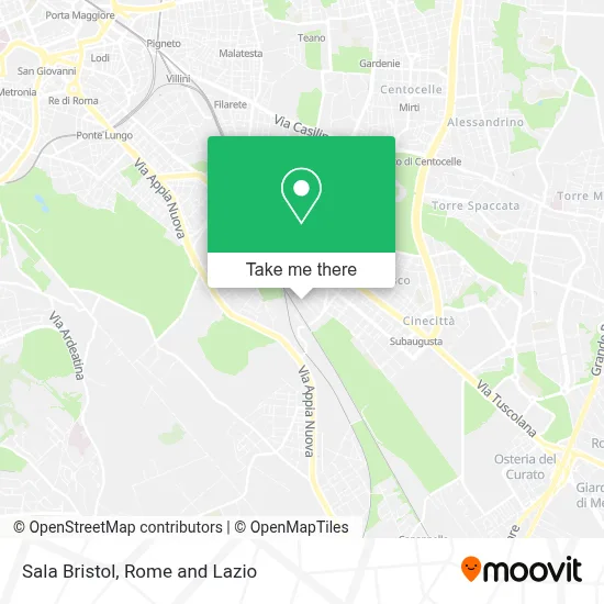 Sala Bristol map