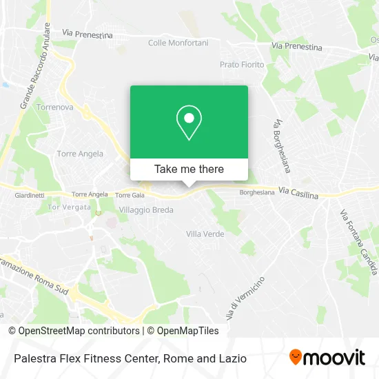 Palestra Flex Fitness Center map