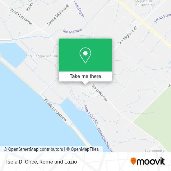 Isola Di Circe map