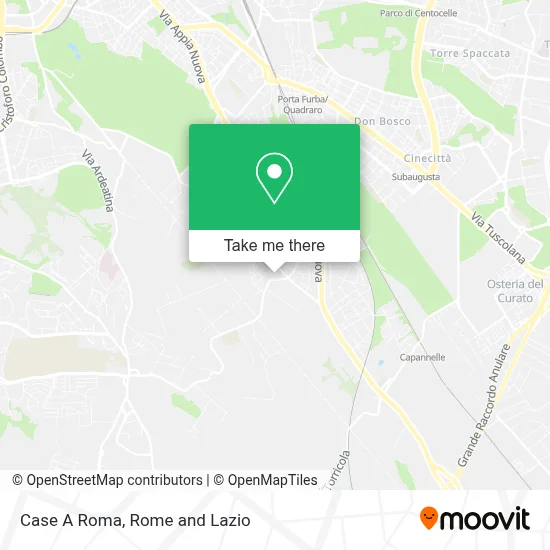 Case A Roma map
