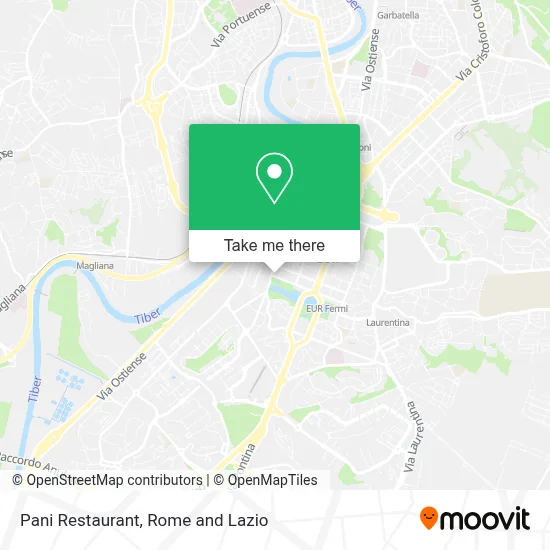 Pani Restaurant map